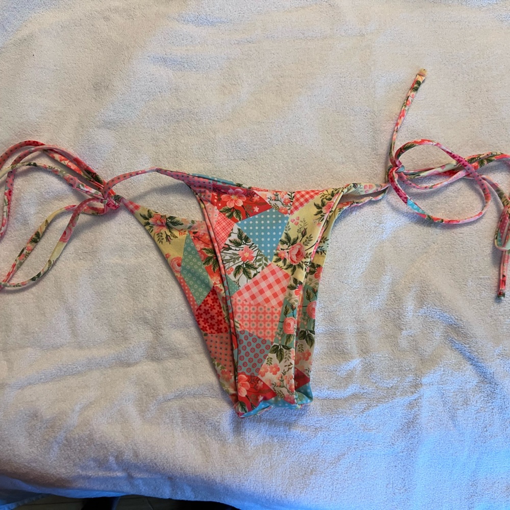 Floral Patchwork Bikini - image 3